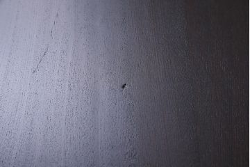 アンティーク家具　昭和初期　栓材　一枚板　渋みのある色味が魅力の丸ちゃぶ台(折りたたみテーブル、座卓、ローテーブル)(R-038341)
