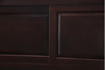 中古　松本民芸家具　直線的なデザインが美しいD型和タンス(箪笥、チェスト)(定価約54万円)(R-038346)