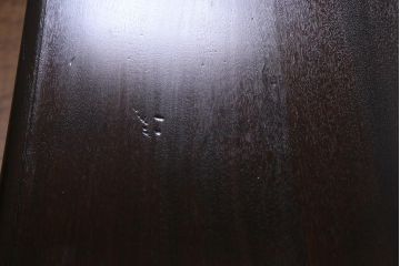 中古　北海道民芸家具　シックな雰囲気が魅力の片袖デスク(机、在宅ワーク、在宅用ワークデスク)(R-038351)