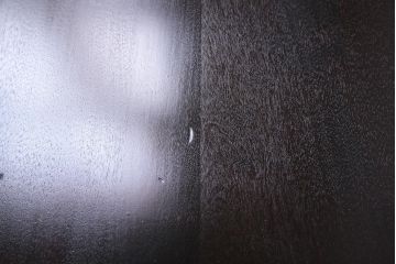 中古　北海道民芸家具　シックな雰囲気が魅力の片袖デスク(机、在宅ワーク、在宅用ワークデスク)(R-038351)