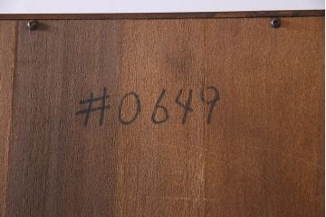 ヴィンテージ家具　SINGER FURNITURE(DREXEL HERITAGE)　モダンなキャビネット(食器棚、収納棚、ビンテージ)(R-038354)