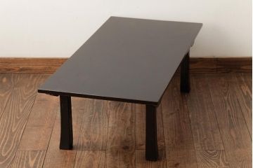 アンティーク家具　和製アンティーク　優美なシルエットが魅力的な二月堂机(座卓、ちゃぶ台)(R-038356)