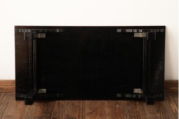 アンティーク家具　和製アンティーク　優美なシルエットが魅力的な二月堂机(座卓、ちゃぶ台)(R-038356)