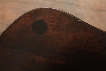 ビンテージ家具　松本民芸家具　希少品　86型スピンドルチェア　滑らかな質感と落ち着いた色合いが魅力のウィンザーチェア(椅子、ダイニングチェア、板座チェア、ウインザーチェア)(R-038360)