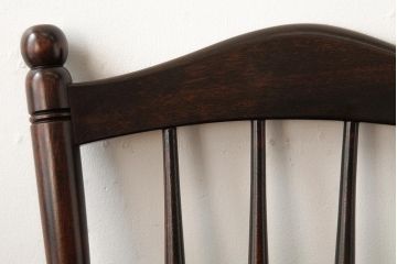 ビンテージ家具　松本民芸家具　希少品　86型スピンドルチェア　滑らかな質感と落ち着いた色合いが魅力のウィンザーチェア(椅子、ダイニングチェア、板座チェア、ウインザーチェア)(R-038360)