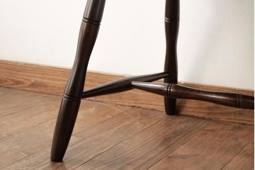 ビンテージ家具　松本民芸家具　希少品　86型スピンドルチェア　滑らかな質感と落ち着いた色合いが魅力のウィンザーチェア(椅子、ダイニングチェア、板座チェア、ウインザーチェア)(R-038360)