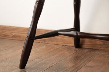 ビンテージ家具　松本民芸家具　希少品　86型スピンドルチェア　滑らかな質感と落ち着いた色合いが魅力のウィンザーチェア(椅子、ダイニングチェア、板座チェア、ウインザーチェア)(R-038361)