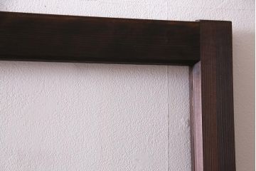 レトロ建具　昭和中期　和製アンティーク　昭和レトロな雰囲気漂うガラス戸4枚セット(引き戸、建具)(R-038368)