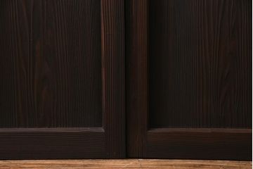 レトロ建具　昭和中期　和製アンティーク　昭和レトロな雰囲気漂うガラス戸4枚セット(引き戸、建具)(R-038368)