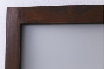 アンティーク建具　当店オリジナルガラス・当時物色ガラス入り　レトロなディスプレイとしてもおすすめのガラスドア(建具、扉、ガラス戸)(R-038370)