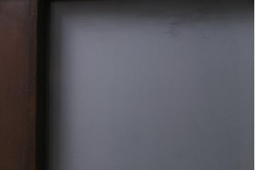 アンティーク建具　当店オリジナルガラス・当時物色ガラス入り　レトロなディスプレイとしてもおすすめのガラスドア(建具、扉、ガラス戸)(R-038370)