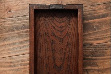 アンティーク家具　古民具・骨董　江戸明治期　ケヤキ材　古い質感が魅力の千両箱(船箪笥、銭函、木箱)(R-038375)