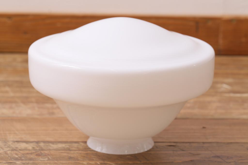 アンティーク照明　昭和初期　おしゃれなガラスシェード照明(天井照明、吊り下げ照明、電笠)