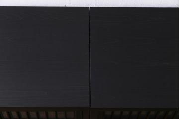 ビンテージ家具　和製ビンテージ　スギ材一枚板　木材の表情を楽しめる折り畳み式座卓(ちゃぶ台)(R-038389)