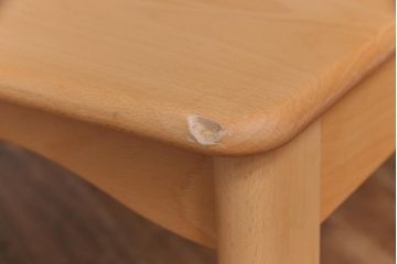 中古　飛騨産業　キツツキ　kids furniture　KF154TB　ビーチ材　キッズスタッキングテーブル(キャスター付きテーブル)(R-038392)