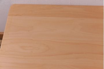 中古　飛騨産業　キツツキ　kids furniture　KF154TB　ビーチ材　キッズスタッキングテーブル(キャスター付きテーブル)(R-038393)