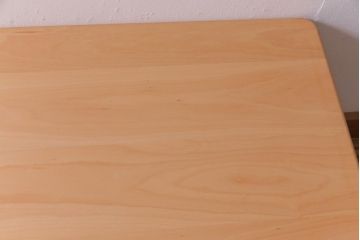 中古　飛騨産業　キツツキ　kids furniture　KF154TB　ビーチ材　キッズスタッキングテーブル(キャスター付きテーブル)(R-038393)