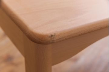 中古　飛騨産業　キツツキ　kids furniture　KF154TB　ビーチ材　キッズスタッキングテーブル(キャスター付きテーブル)(R-038393)