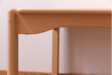 中古　飛騨産業　キツツキ　kids furniture　KF154TB　ビーチ材　キッズスタッキングテーブル(キャスター付きテーブル)(R-038393)