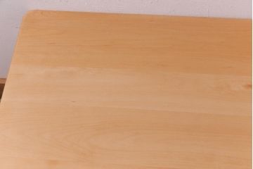 中古　飛騨産業　キツツキ　kids furniture　KF153TB　ビーチ材　キッズスタッキングテーブル(キャスター付きテーブル)(R-038394)