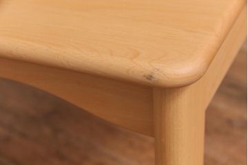 中古　飛騨産業　キツツキ　kids furniture　KF153TB　ビーチ材　キッズスタッキングテーブル(キャスター付きテーブル)(R-038394)