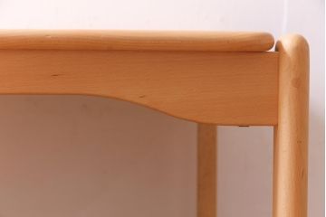 中古　飛騨産業　キツツキ　kids furniture　KF153TB　ビーチ材　キッズスタッキングテーブル(キャスター付きテーブル)(R-038394)