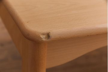 中古　飛騨産業　キツツキ　kids furniture　KF154TB　ビーチ材　キッズスタッキングテーブル(キャスター付きテーブル)(R-038396)