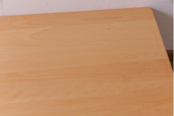 中古　飛騨産業　キツツキ　kids furniture　KF154TB　ビーチ材　キッズスタッキングテーブル(キャスター付きテーブル)(R-038397)