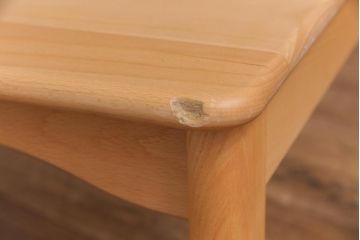 中古　飛騨産業　キツツキ　kids furniture　KF154TB　ビーチ材　キッズスタッキングテーブル(キャスター付きテーブル)(R-038397)