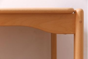 中古　飛騨産業　キツツキ　kids furniture　KF154TB　ビーチ材　キッズスタッキングテーブル(キャスター付きテーブル)(R-038397)