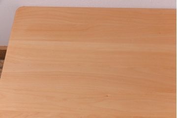 中古　飛騨産業　キツツキ　kids furniture　KF152TB　ビーチ材　キッズスタッキングテーブル(キャスター付きテーブル)(R-038401)