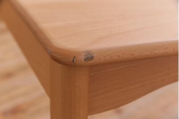中古　飛騨産業　キツツキ　kids furniture　KF152TB　ビーチ材　キッズスタッキングテーブル(キャスター付きテーブル)(R-038401)