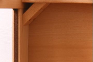 中古　飛騨産業　キツツキ　kids furniture　KF152TB　ビーチ材　キッズスタッキングテーブル(キャスター付きテーブル)(R-038401)