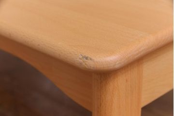 中古　飛騨産業　キツツキ　kids furniture　KF151TB　ビーチ材　キッズスタッキングテーブル(キャスター付きテーブル)(R-038402)