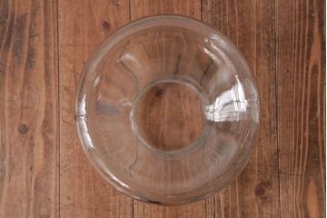 レトロ雑貨　昭和レトロ　蓋付き　おしゃれなディスプレイにおすすめなガラスビン(ガラス瓶、キャニスター)(R-038417)