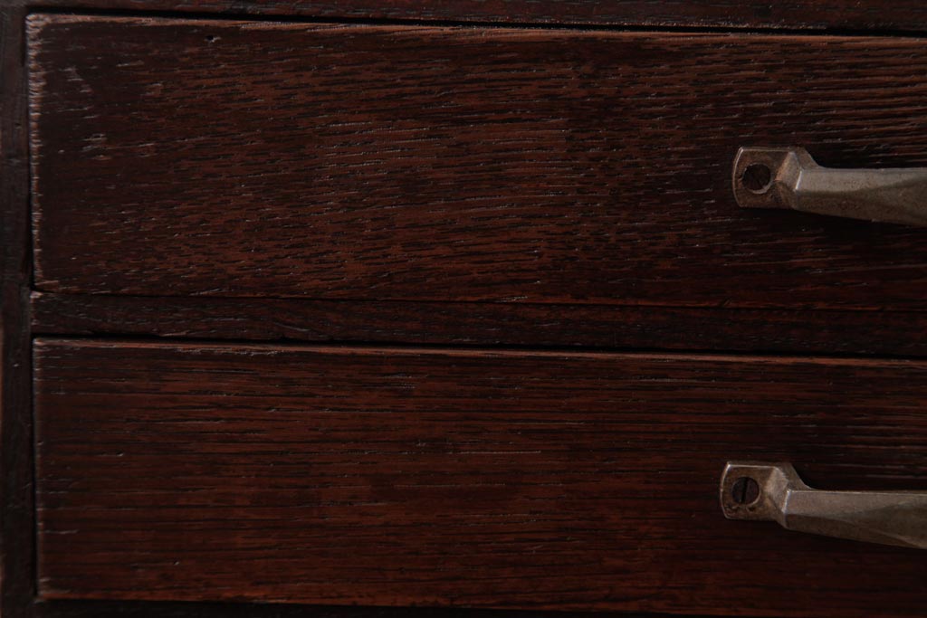 アンティーク家具　和製アンティーク　古い物ならではの風合いが魅力的な小引き出し(小物収納)(R-038418)