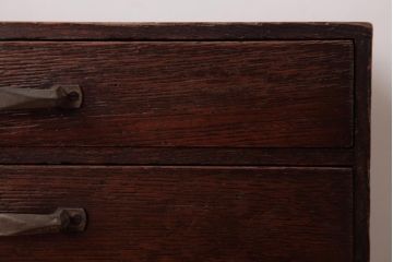 アンティーク家具　和製アンティーク　古い物ならではの風合いが魅力的な小引き出し(小物収納)(R-038418)