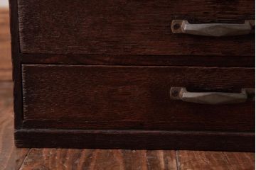 アンティーク家具　和製アンティーク　古い物ならではの風合いが魅力的な小引き出し(小物収納)(R-038418)