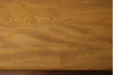 ヴィンテージ家具　イギリスビンテージ　ERCOL(アーコール)　Windsor(ウィンザー)シリーズ　木目の美しさが目を引くダイニングテーブル(プランクテーブル)(R-038428)
