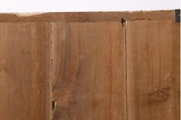 アンティーク家具　和製アンティーク　昭和初期　総桐材　丸金具付き!古い木の質感が渋い衣装箪笥(引き出し、チェスト、桐箪笥、桐たんす)(R-038439)