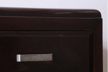 アンティーク家具　和製アンティーク　昭和中期　シンプルさが魅力のチェスト(洋服タンス、引き出し)(R-038440)