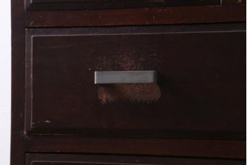 アンティーク家具　和製アンティーク　昭和中期　シンプルさが魅力のチェスト(洋服タンス、引き出し)(R-038440)