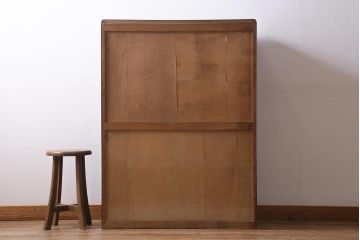 アンティーク家具　和製アンティーク　昭和中期　シンプルさが魅力のチェスト(洋服タンス、引き出し)(R-038440)