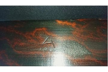 ビンテージ家具　松本民芸家具　#301型曲肘布張イス　シックな雰囲気が魅力の3人掛けソファ(3Pソファ)(R-038443)