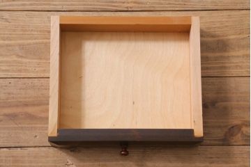 中古　松本民芸家具　収納力たっぷり!シックな佇まいのライティングビューロー(簿記机、在宅ワーク、在宅用ワークデスク)(R-038447)