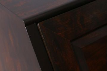 中古　松本民芸家具　収納力たっぷり!シックな佇まいのライティングビューロー(簿記机、在宅ワーク、在宅用ワークデスク)(R-038447)