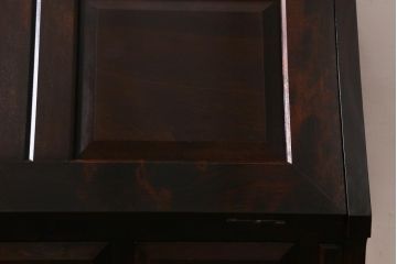 中古　松本民芸家具　収納力たっぷり!シックな佇まいのライティングビューロー(簿記机、在宅ワーク、在宅用ワークデスク)(R-038447)