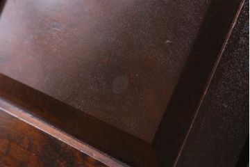 中古　松本民芸家具　収納力たっぷり!シックな佇まいのライティングビューロー(簿記机、在宅ワーク、在宅用ワークデスク)(R-038447)