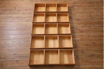 アンティーク家具　和製アンティーク　昭和初期　タモ材　上質なつくりのチェスト(引き出し)(R-038448)