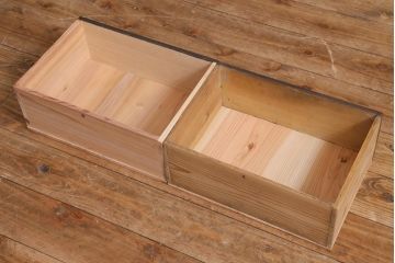 アンティーク家具　和製アンティーク　大正昭和初期　天枠付き!　大正ロマンスタイルにおすすめの薄型ガラスケース(ショーケース、陳列棚)(R-038449)